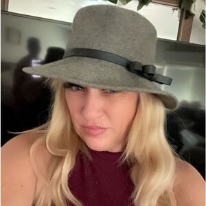 Vintage Glenover Fedora Wool Hat Gray